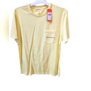 Margaritaville Men's Light Yellow Tee